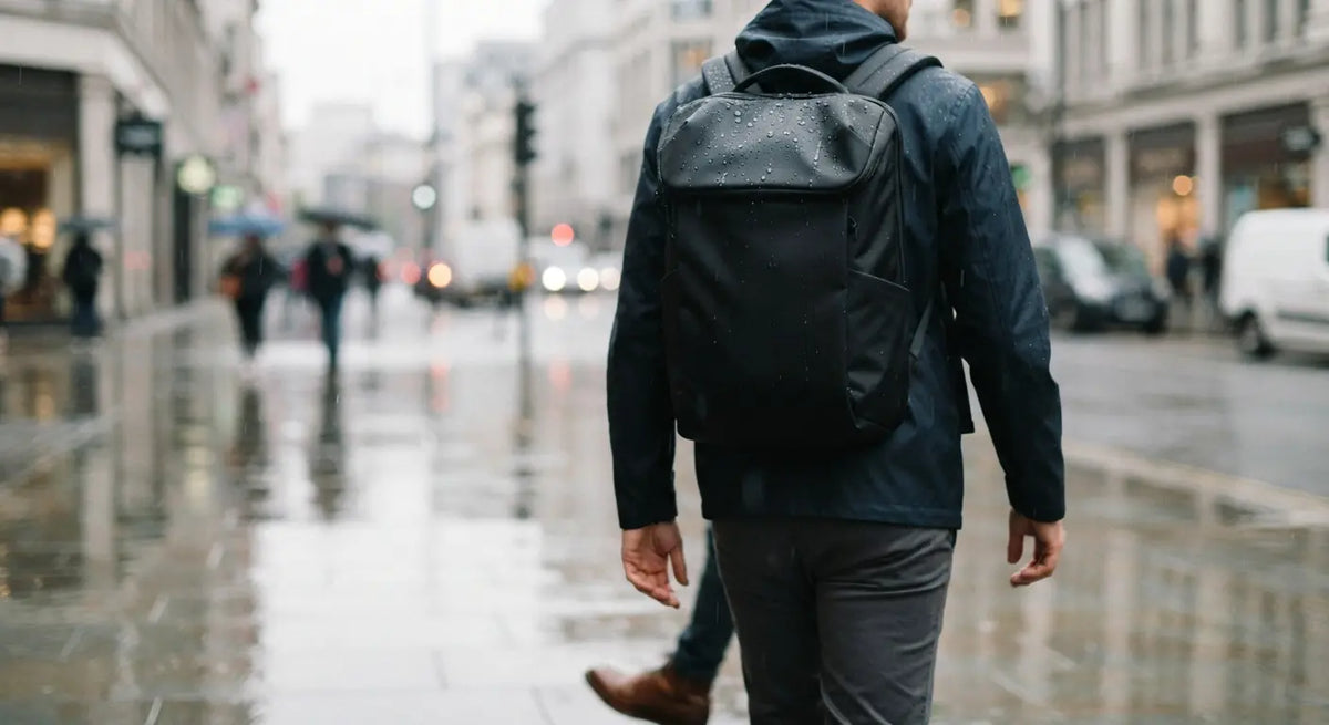 Sac ordinateur résistant à la pluie : déperlant, imperméable ou étanche ? Image