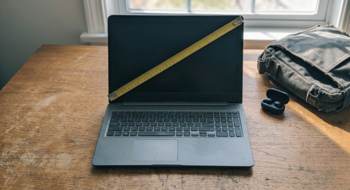 15,6 pouces en cm : dimensions d'un PC portable | Bagdall Image