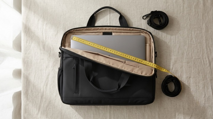 Quelles sont les dimensions d'un sac d'ordinateur ? Image