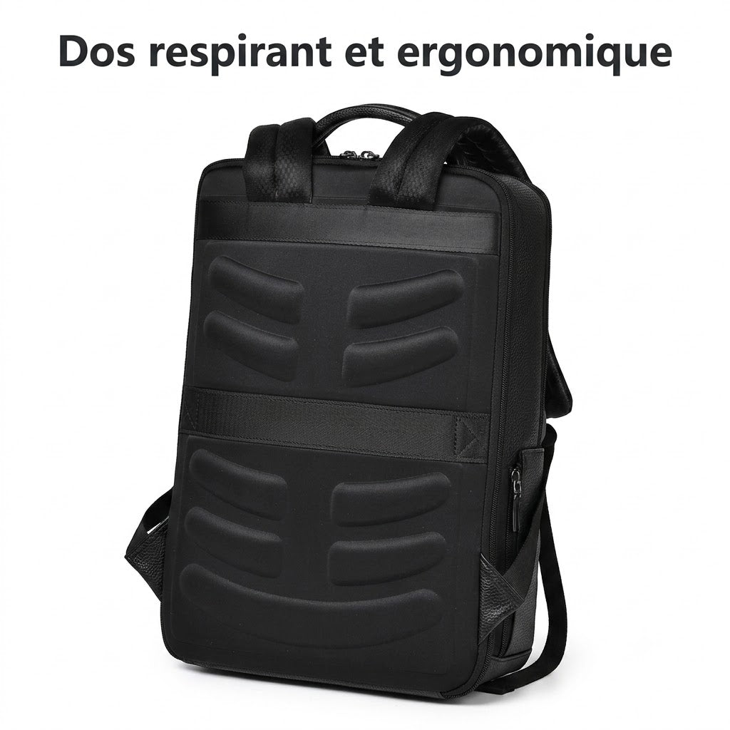 Sac à dos ordinateur 15.6 pouce - matière Cuir