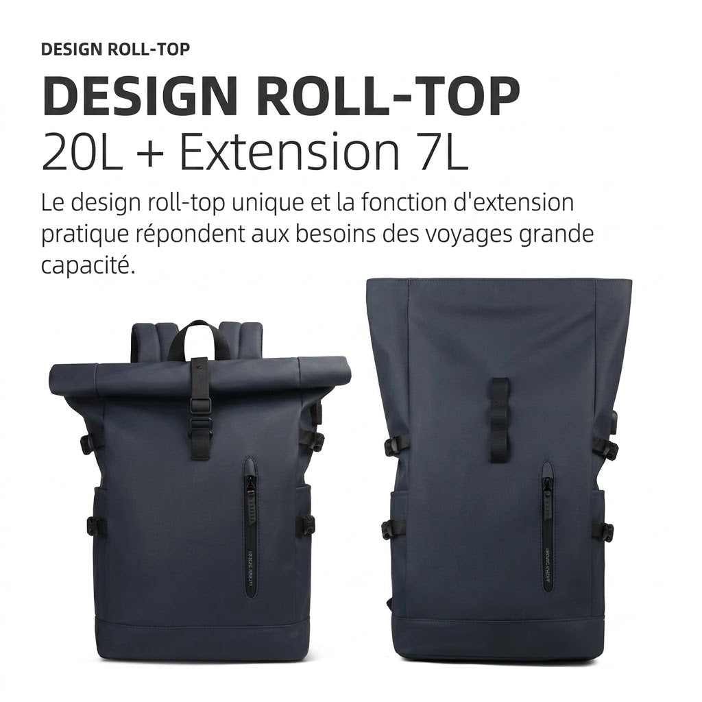 Sac à Dos Ordinateur 15,6 pouces | Antivol, Voyage et Travail