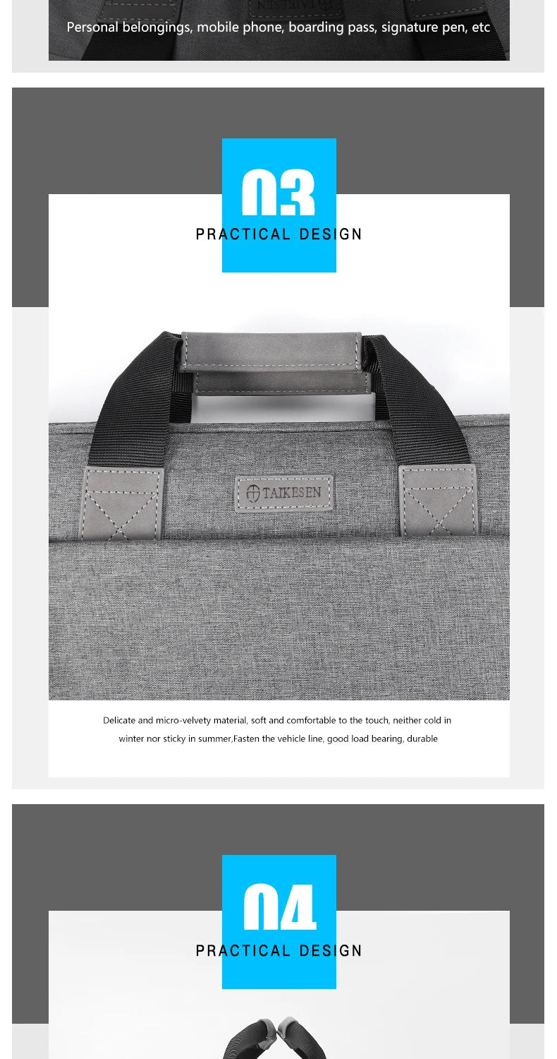 Laptop Bag case 13.3 14 15.6 17.3 inch Waterproof Notebook Bag for Macbook Air Pro 13 15 Computer Shoulder Handbag Briefcase Bag