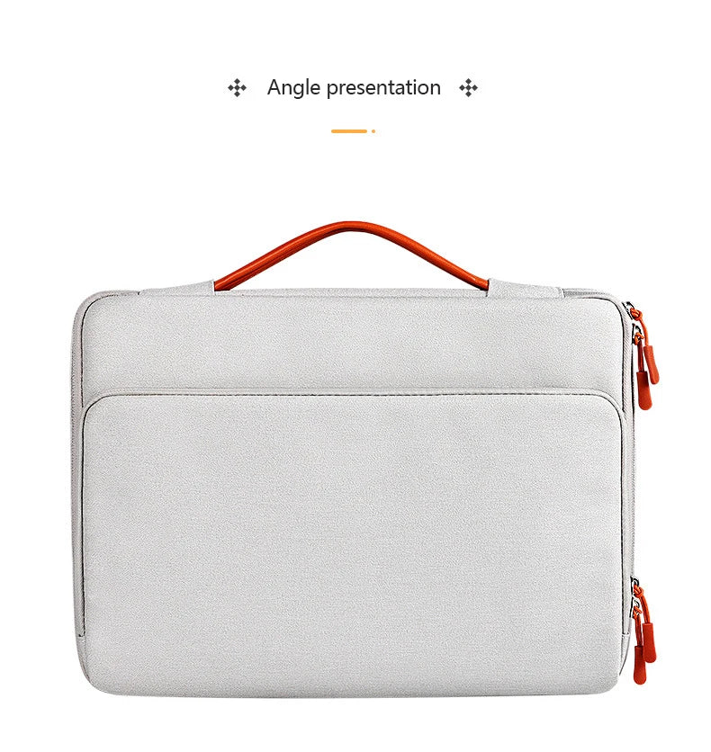 Laptop Bag for MacBook M4 Air 15 Case M3 M2 M1 Pro 13 14 15.4 Shockproof and Waterproof Fabric Handbag for MacBook 13.3 Inch