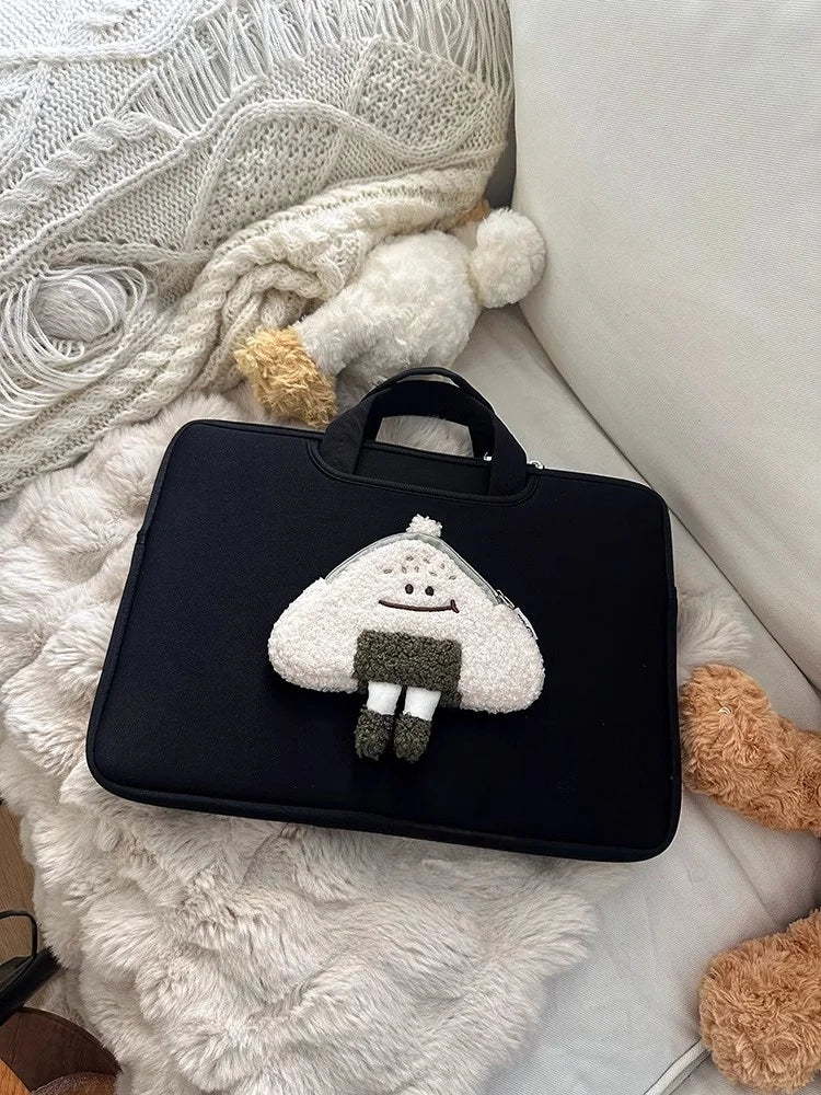 Cute Shockproof Laptop Sleeve Case Bag For Macbook Air Pro13 14 15 16 Ipad Pro11 12.9 Inch Samsung Tablet Pouch Laptop Bag Women