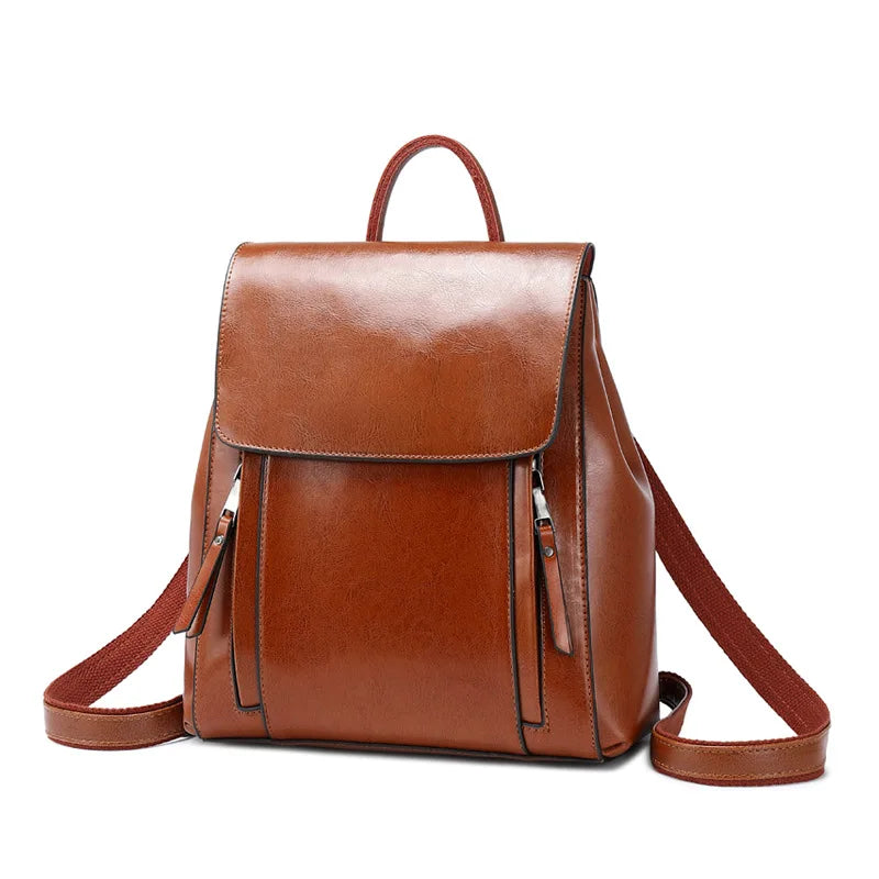 Sac à Dos ordinateur Femme Cuir Véritable | Convertible Bandoulière