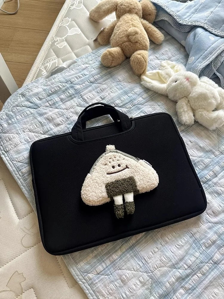 Cute Shockproof Laptop Sleeve Case Bag For Macbook Air Pro13 14 15 16 Ipad Pro11 12.9 Inch Samsung Tablet Pouch Laptop Bag Women