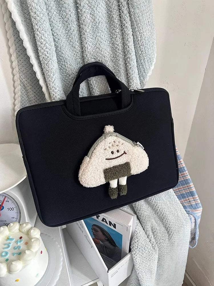 Cute Shockproof Laptop Sleeve Case Bag For Macbook Air Pro13 14 15 16 Ipad Pro11 12.9 Inch Samsung Tablet Pouch Laptop Bag Women