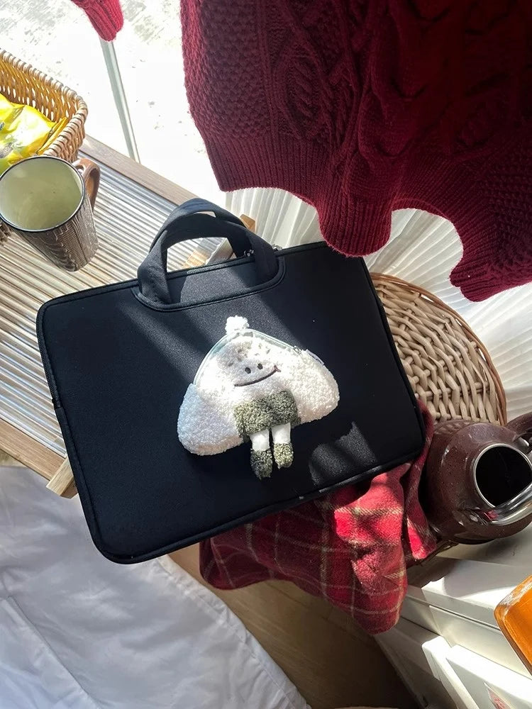 Cute Shockproof Laptop Sleeve Case Bag For Macbook Air Pro13 14 15 16 Ipad Pro11 12.9 Inch Samsung Tablet Pouch Laptop Bag Women