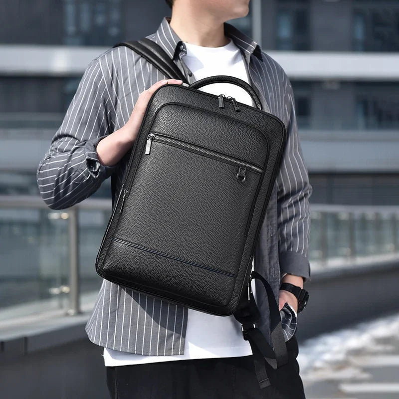 Sac à dos ordinateur 15.6 pouce - matière Cuir