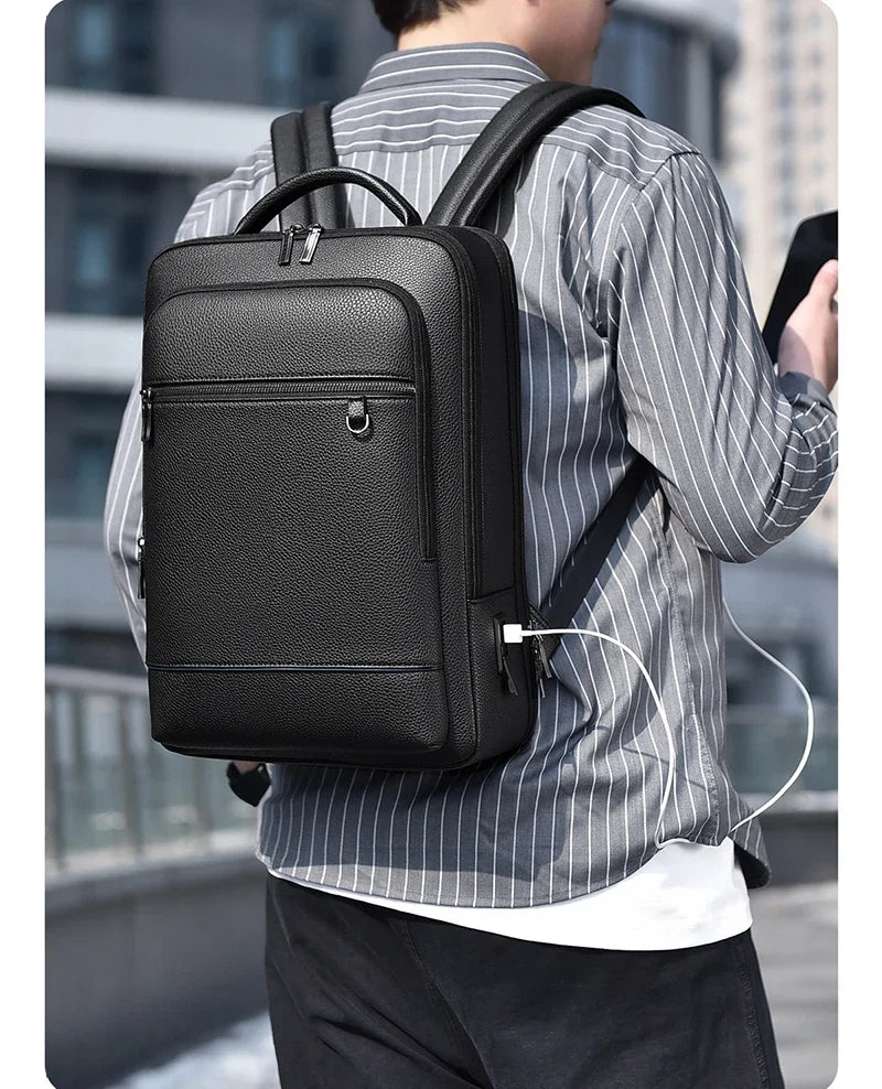 Sac à dos ordinateur 15.6 pouce - matière Cuir