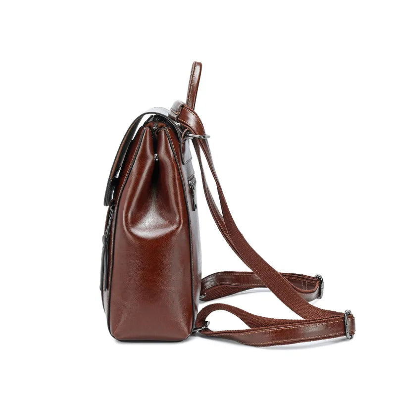 Sac à Dos ordinateur Femme Cuir Véritable | Convertible Bandoulière