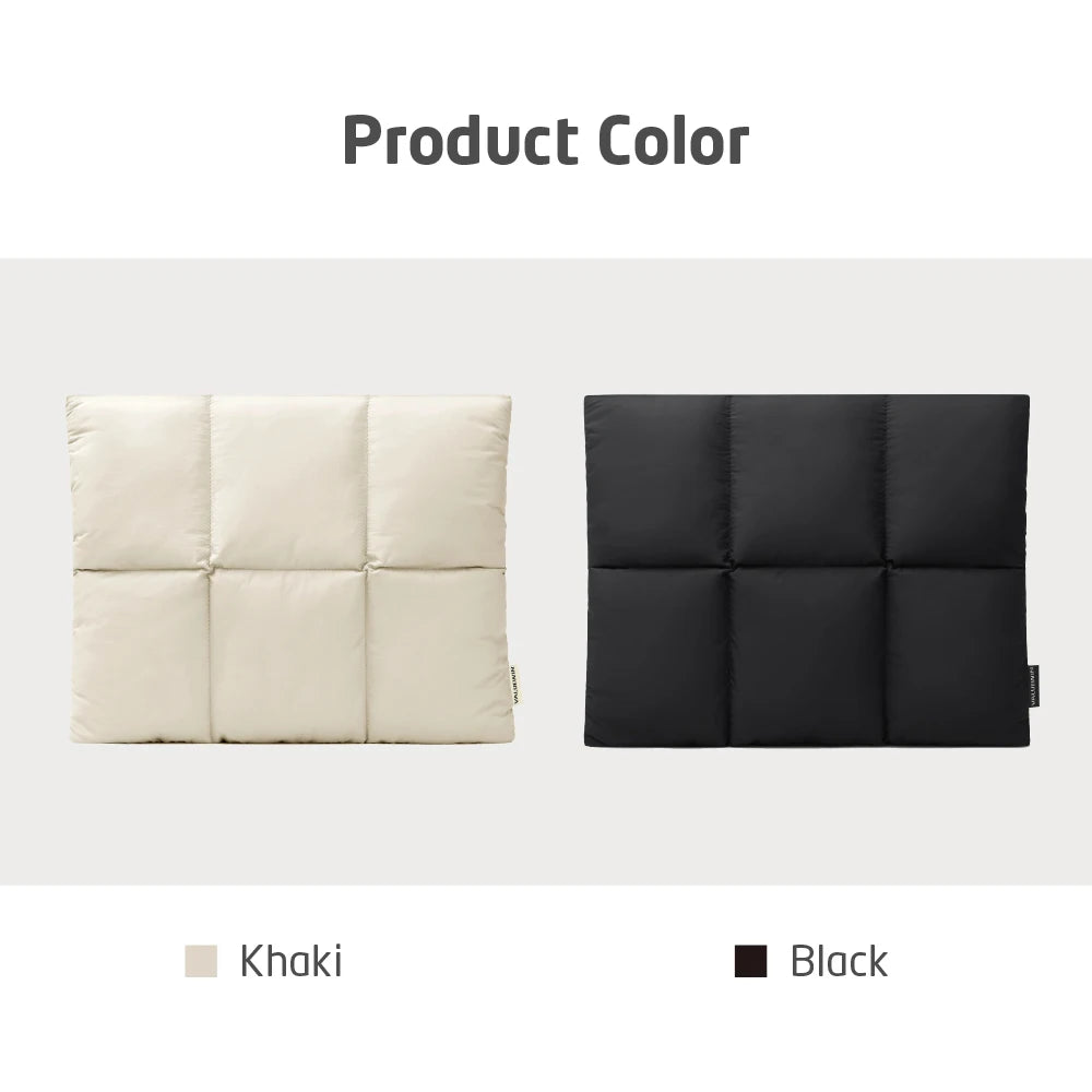 Comfyable Puffy Laptop Bag 13 14 15 Inch, For MacBook Air Xiaomi HP Shorkproof Resistant Ultra Light Fluffy Notebook Sleeve Case