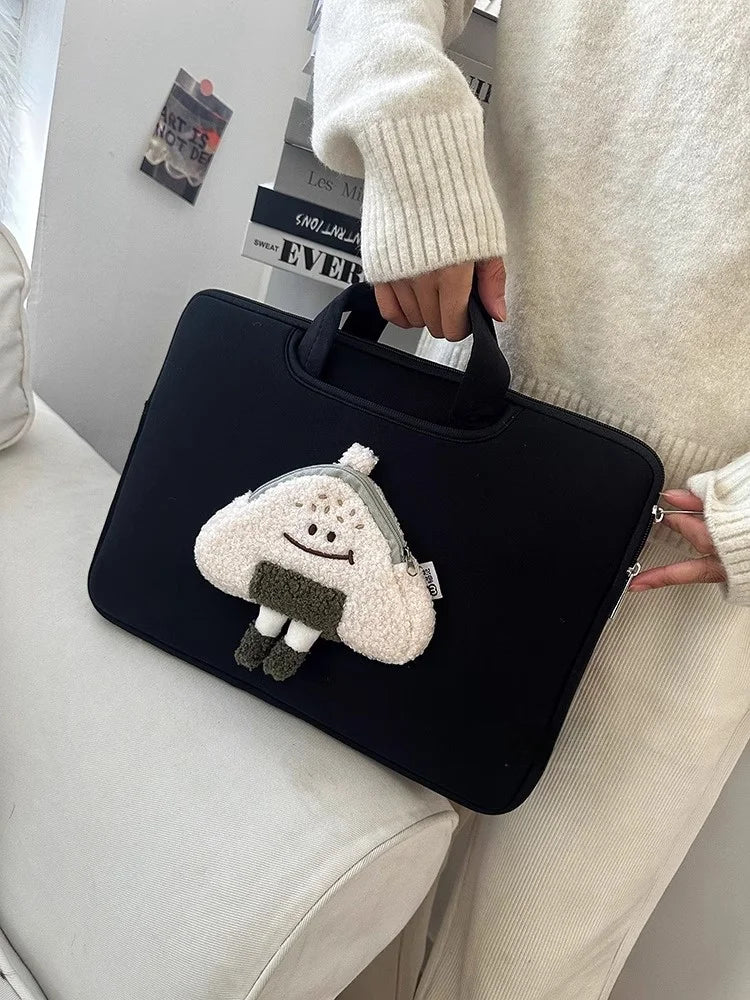 Cute Shockproof Laptop Sleeve Case Bag For Macbook Air Pro13 14 15 16 Ipad Pro11 12.9 Inch Samsung Tablet Pouch Laptop Bag Women