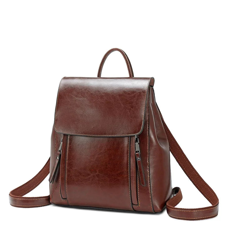 Sac à Dos ordinateur Femme Cuir Véritable | Convertible Bandoulière