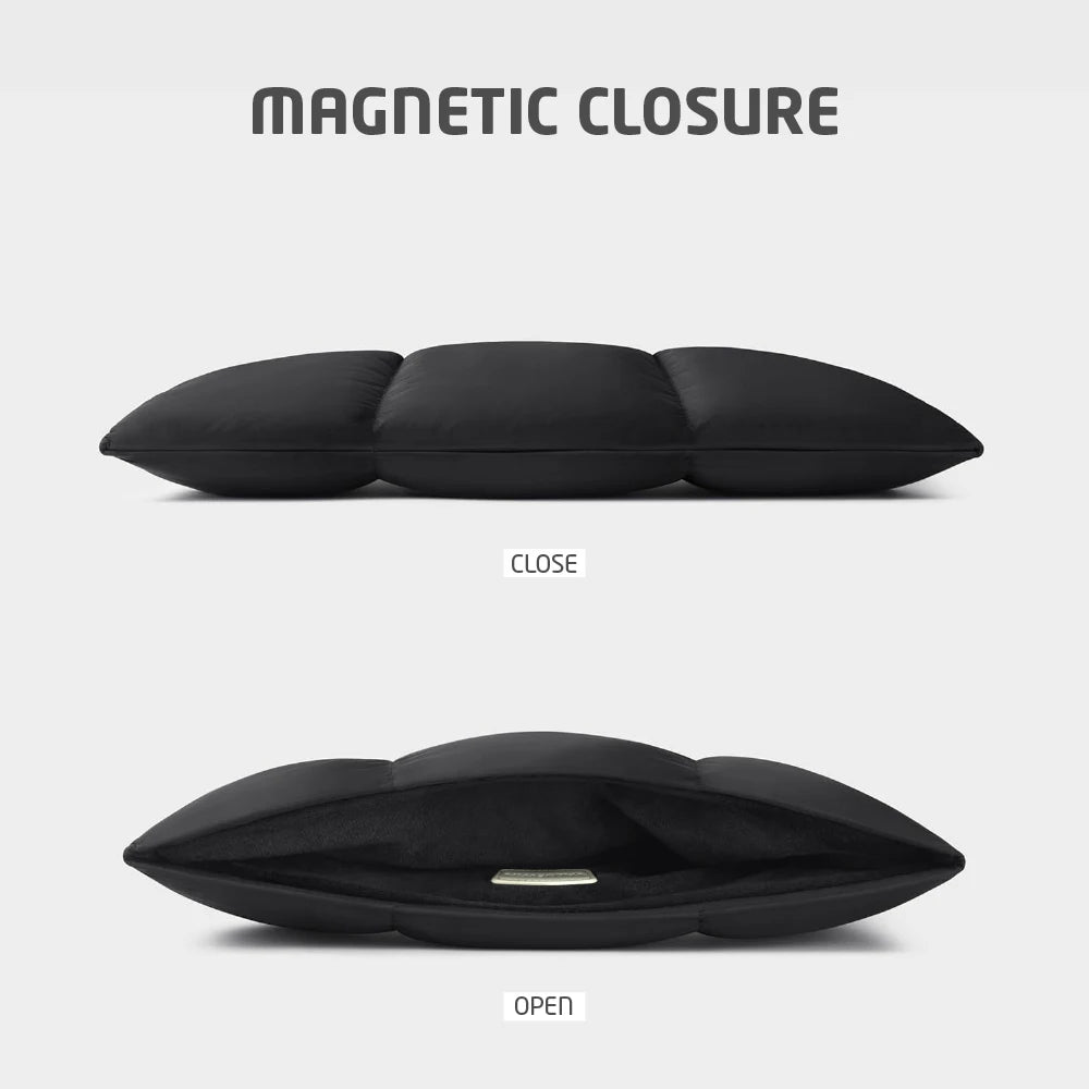 Comfyable Puffy Laptop Bag 13 14 15 Inch, For MacBook Air Xiaomi HP Shorkproof Resistant Ultra Light Fluffy Notebook Sleeve Case