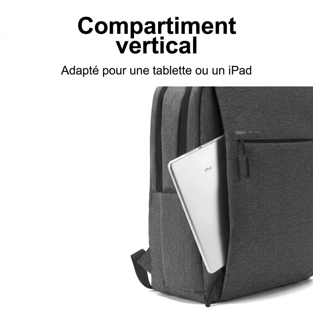 Sac à dos ordinateur grande capacite –  matière Nylon imperméable