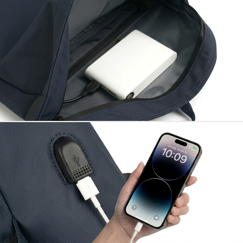 Sac à Dos Ordinateur 15,6 pouces | Antivol, Voyage et Travail