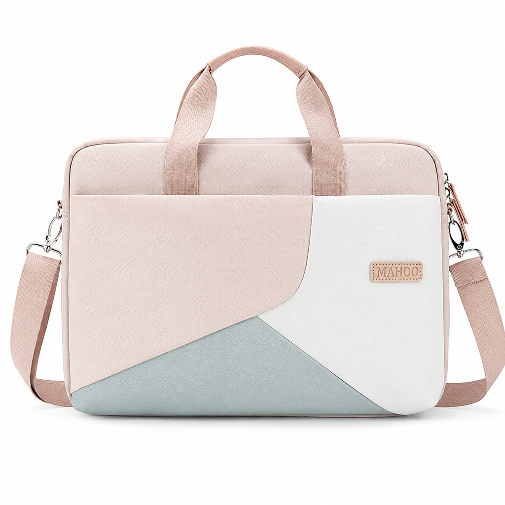 Sacoche ordinateur femme 15,6 pouces – Housse fine avec poignée, style sobre
